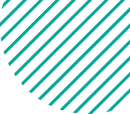 Striped circle decoration